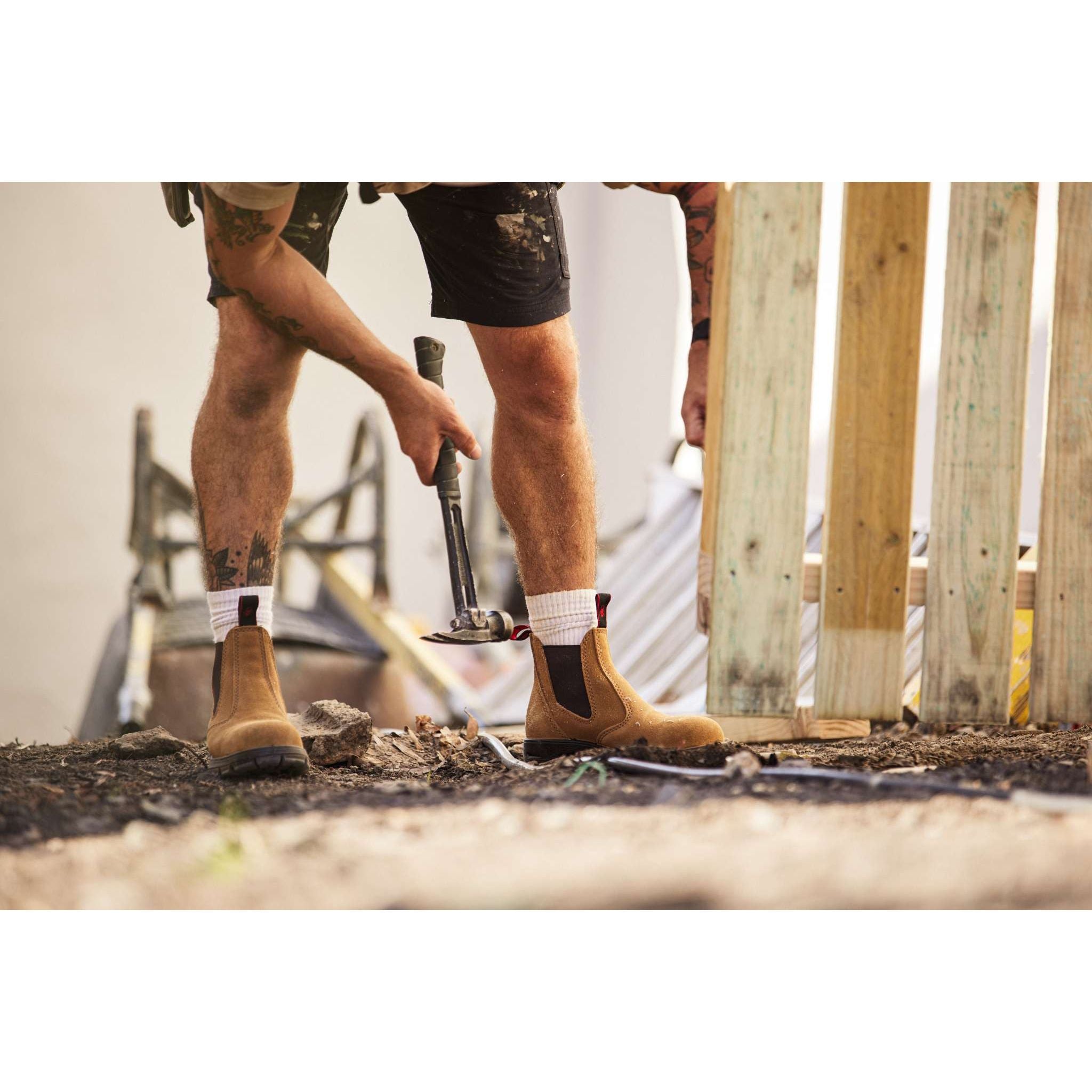Redback - Suede Steel Toe Safety Boot USBBA