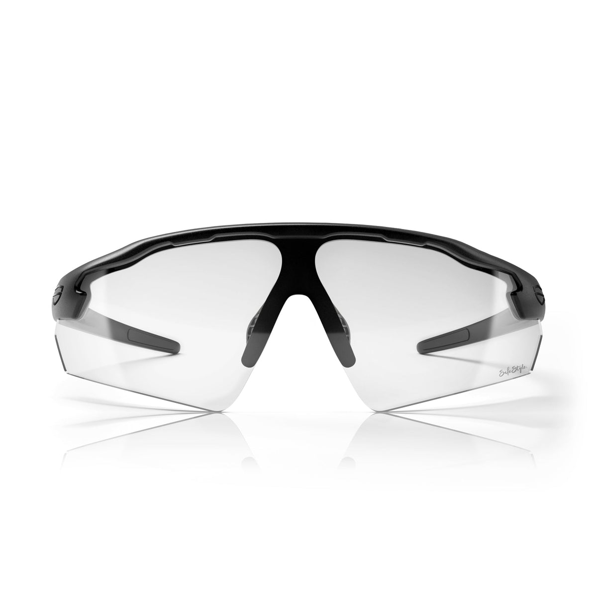 SafeStyle PHMBC100 Phantoms Matte Black Frame Clear Safety Glasses