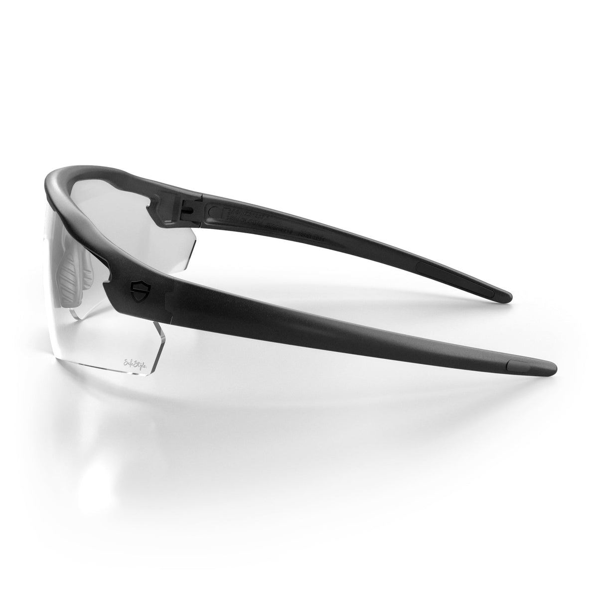 SafeStyle PHMBC100 Phantoms Matte Black Frame Clear Safety Glasses