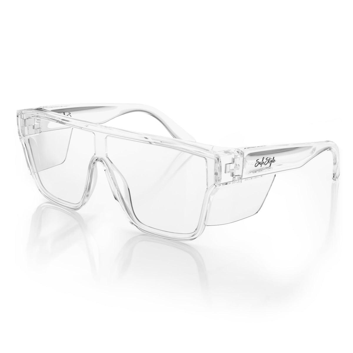 SafeStyle PCC100 Primes Clear Frame Clear Safety Glasses