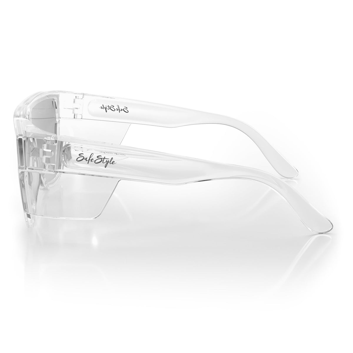 SafeStyle SPR071-010406 Primes Clear Frame Hybrids Photochromic Safety Glasses