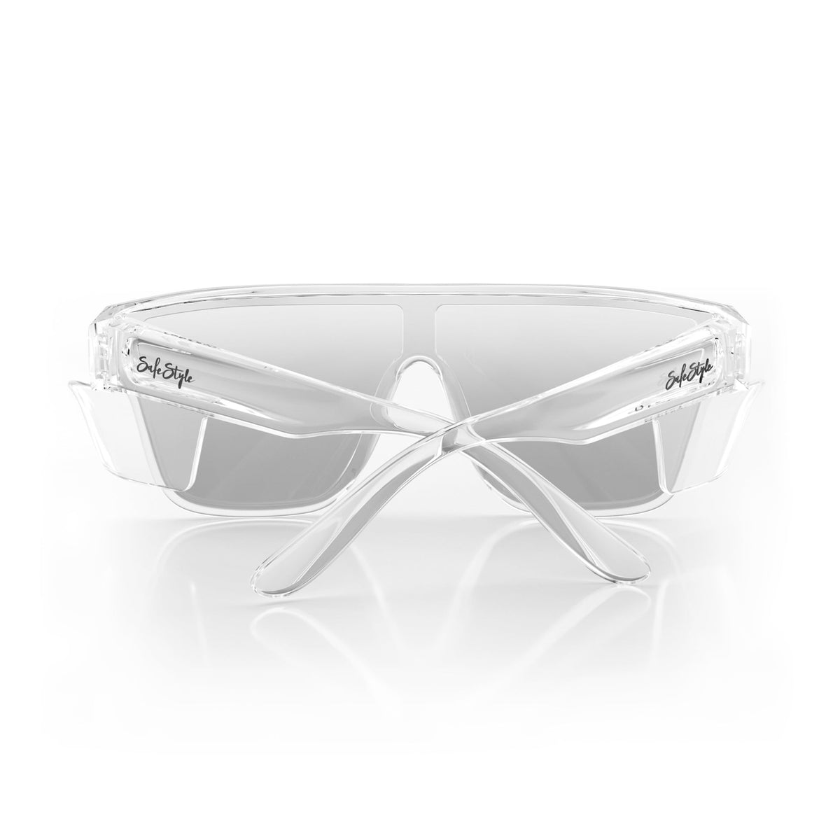 SafeStyle SPR071-010406 Primes Clear Frame Hybrids Photochromic Safety Glasses