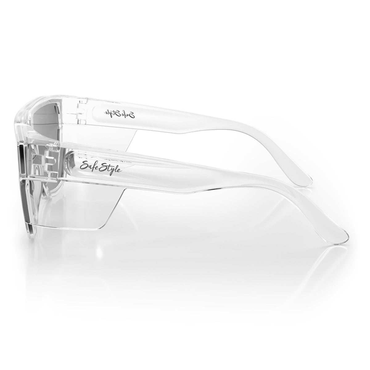 SafeStyle PCT100 Primes Clear Frame Tinted Safety Glasses