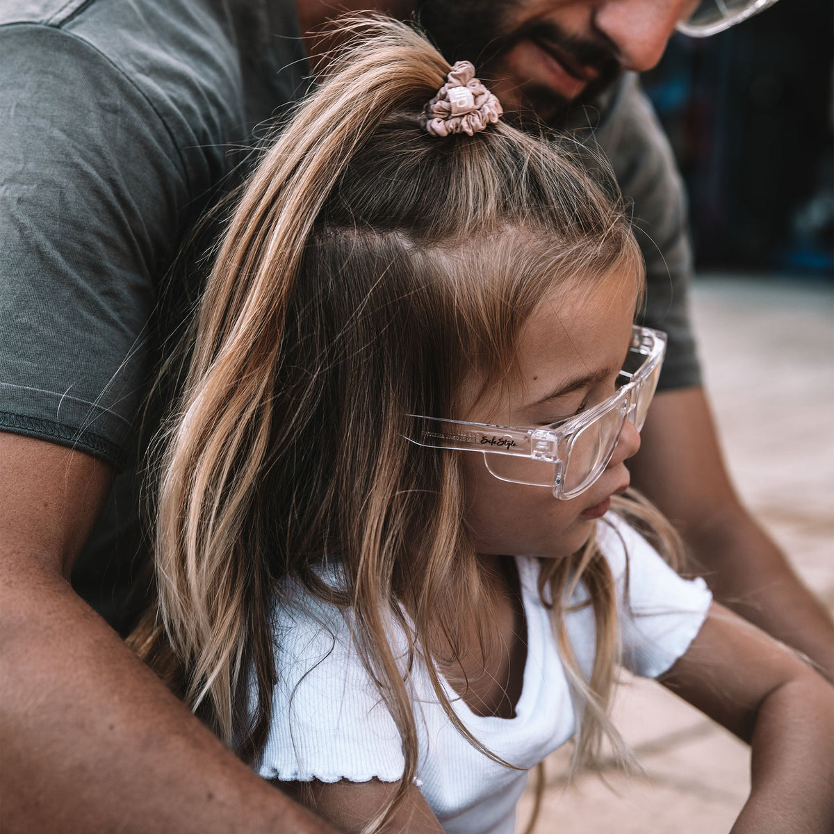 SafeStyle FCCK100 Fusions Kids Clear Frame Clear Safety Glasses