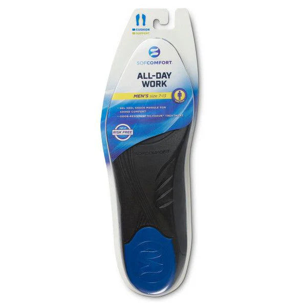 Sole comfort insole packaging on a white background