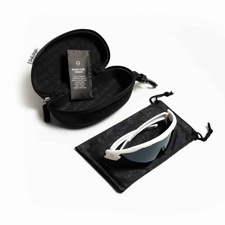 SafeStyle PHMWP100 Phantoms Matte White Frame Polarised Safety Glasses
