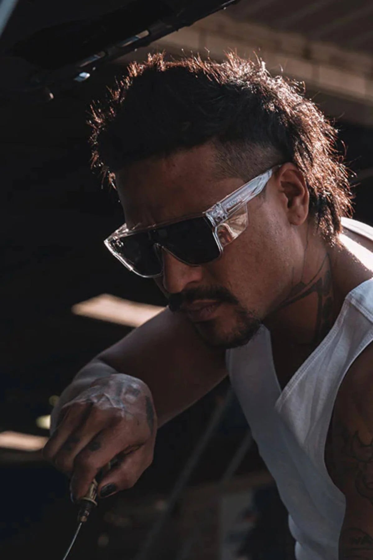 Safe Style PCT100 Primes Clear Frame Tinted Safety Glasses