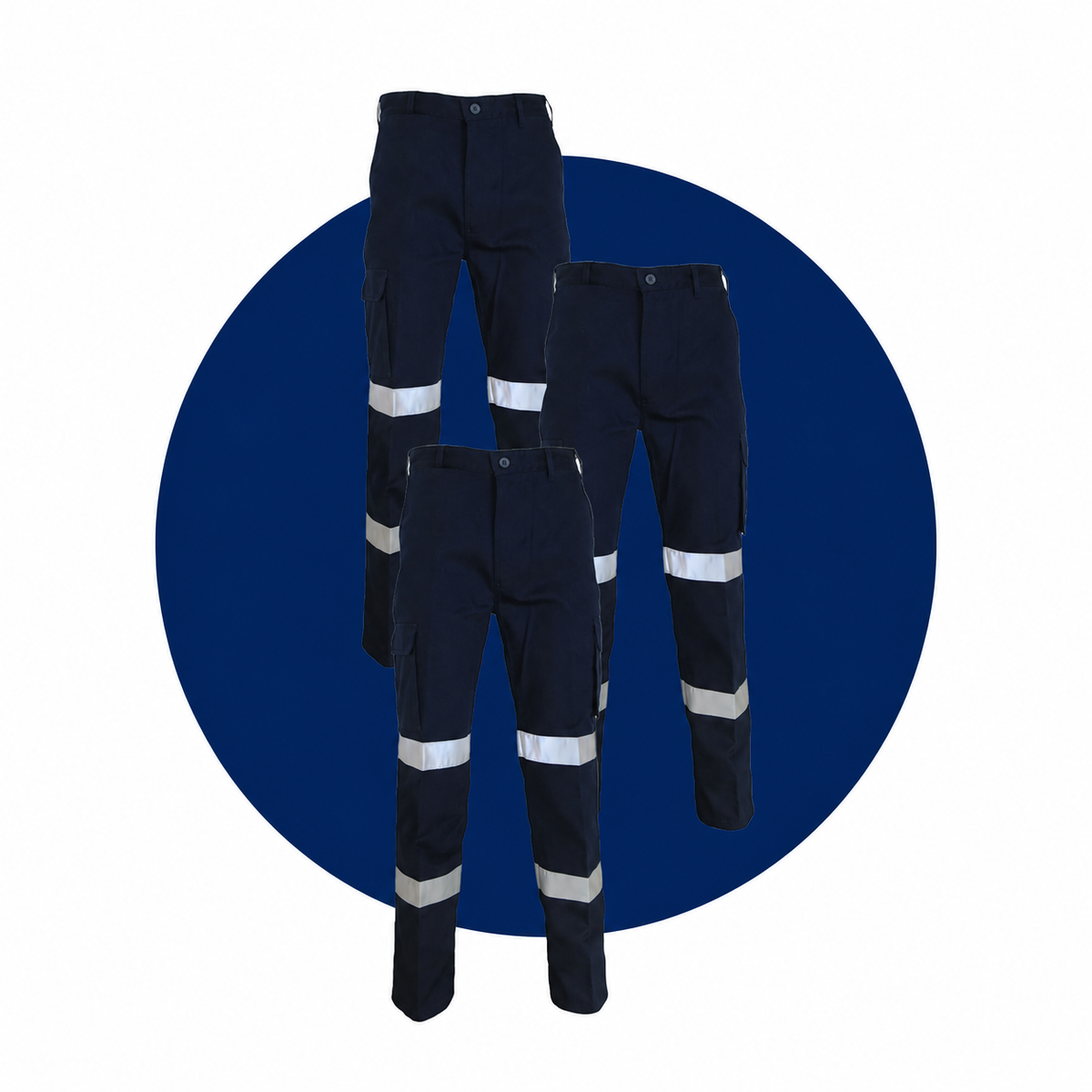 HiVis Biomotion Taped Lightweight Cotton Cargo Pants Bundle