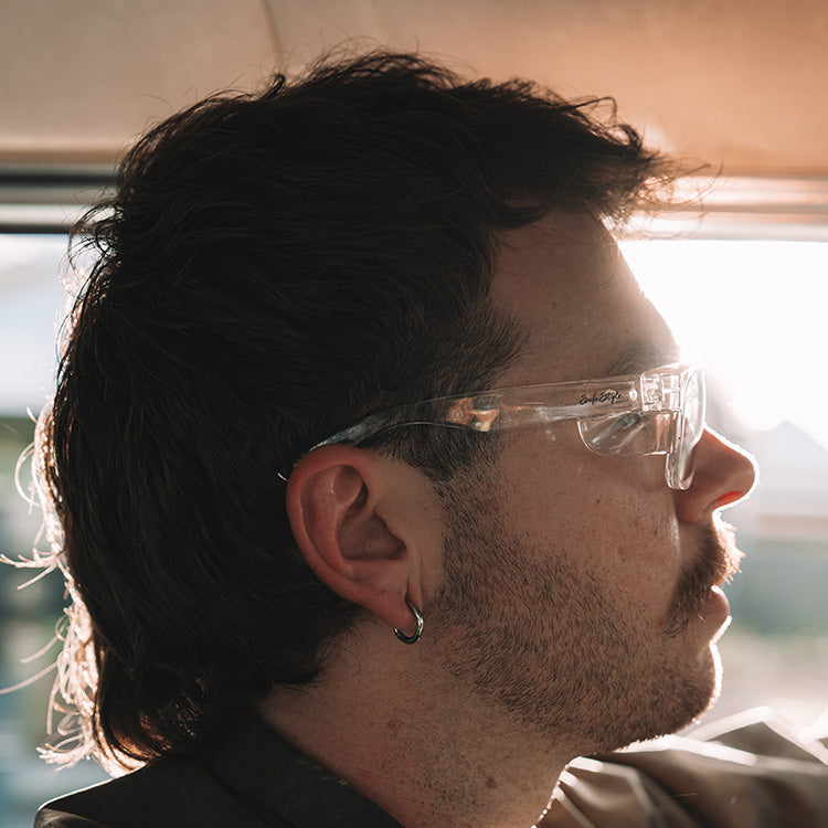 SafeStyle FCT100 Fusions Clear Frame Tinted Safety Glasses
