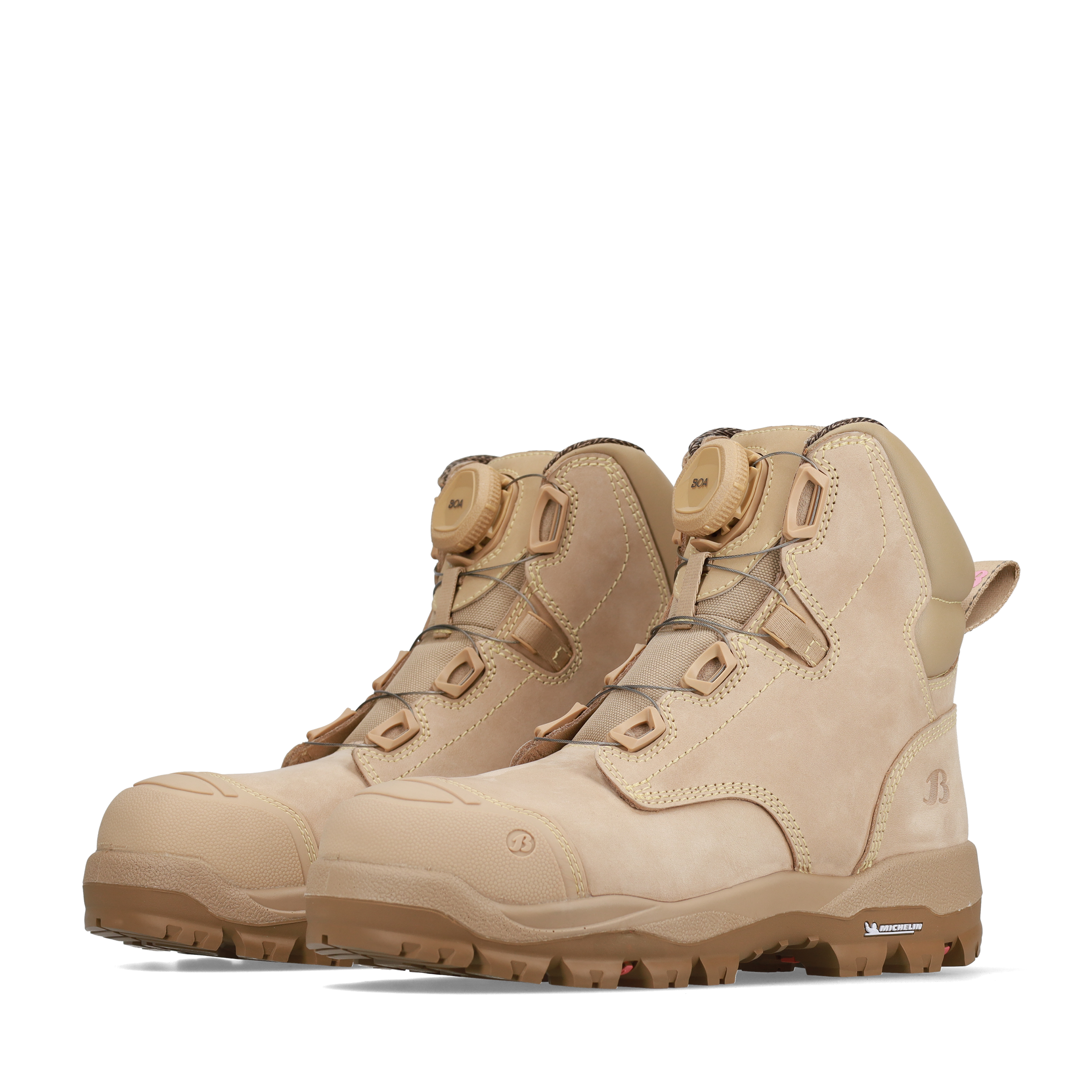 Bata Industrials - 504 83011 Yarra Boa - Ladies 150Mm - Sand