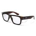 Safe Style FTC100 Fusions Brown Torts Frame /Clear UV400 Safety Glasses