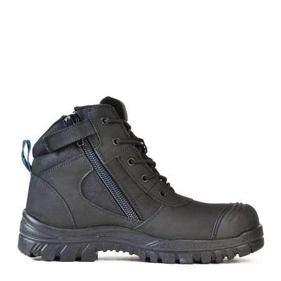 Bata 804-16641 Ultra Zippy Zip Sided Ankle High Safety Boot