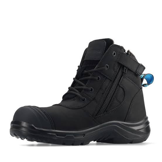 Bata 804-16641 Ultra Zippy Zip Sided Ankle High Safety Boot