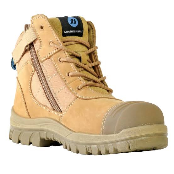 Bata 804-18841 Ultra Zippy Zip Sided Ankle High Safety Boot