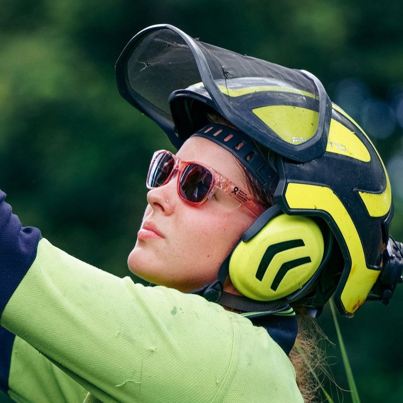Safe Style FPT100 Fusions Pink Frame/Tinted UV400 Safety Glasses
