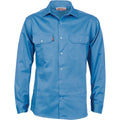 Cotton Drill Work Shirt With Gusset Sleeve - Long Sleeve 3209