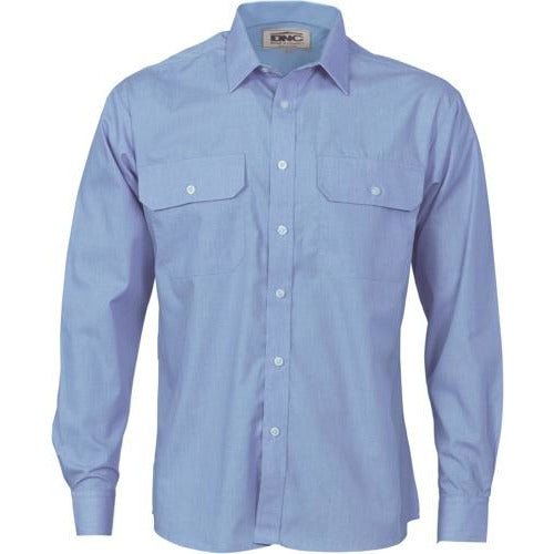 Polyester Cotton Work Shirt - Long Sleeve 3212