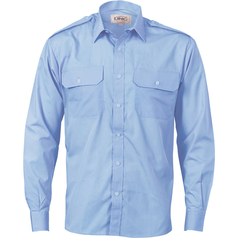 Epaulette Polyester/Cotton Work Shirt - Long Sleeve 3214DNCEpaulette Polyester/Cotton Work Shirt - Long Sleeve 3214