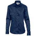 Ladies Cotton Drill Work Shirt - Long Sleeve 3232DNCLadies Cotton Drill Work Shirt - Long Sleeve 3232