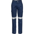 Ladies Cotton Drill Cargo Pants with 3M Reflective Tape 3323
