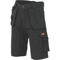 Duratex Cotton Duck Weave Tradies Cargo Shorts - with twin holster tool pocket 3336