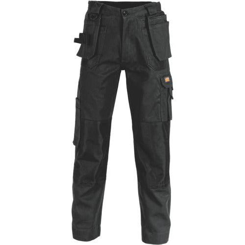 Duratex Cotton Duck Weave Tradies Cargo Pants with twin holster tool pocket 3337
