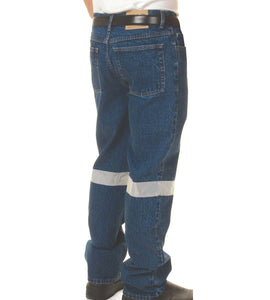 Taped Denim Stretch Jeans 3347