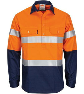 Patron Saint Flame Retardant 2 Tone Closed Front Cotton Shirt with 3M F/R Tape - L/S 3407
