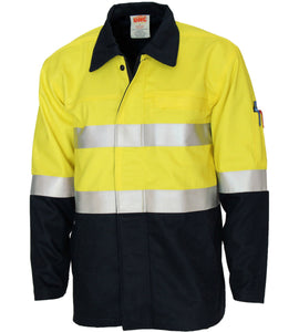 Patron Saint Flame Retardant Two Tone Drill ARC Rated Welder's Jacket with LOXY F/R Tape 3458