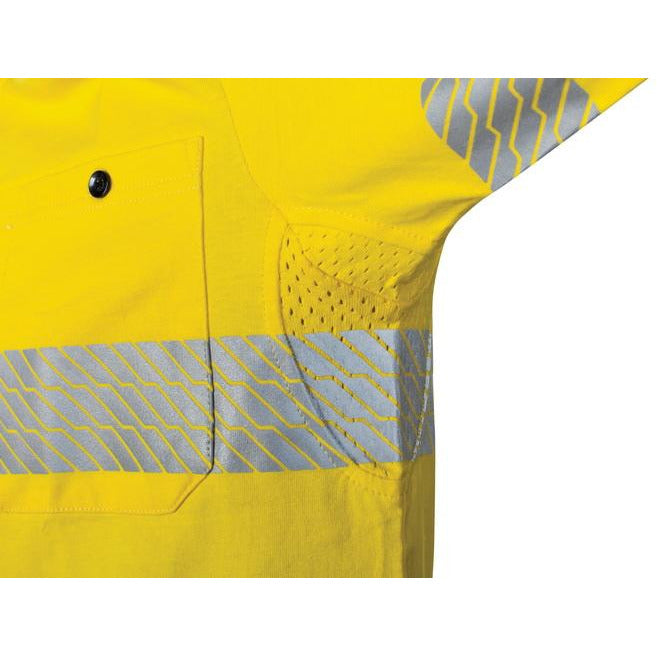 HiVis Shirt with Under arm cotton mesh vents