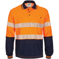 HIVIS Segment Taped Cotton Backed Polo - Long Sleeve 3518