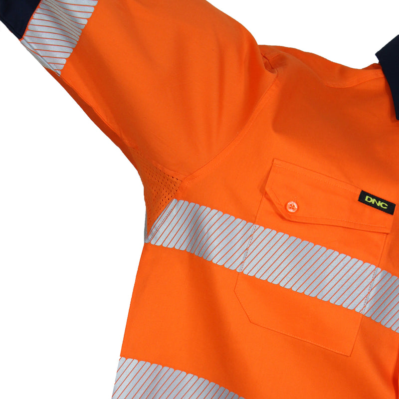 HiVis 2 Tone Segmented Taped Coolight Shirt - 3648