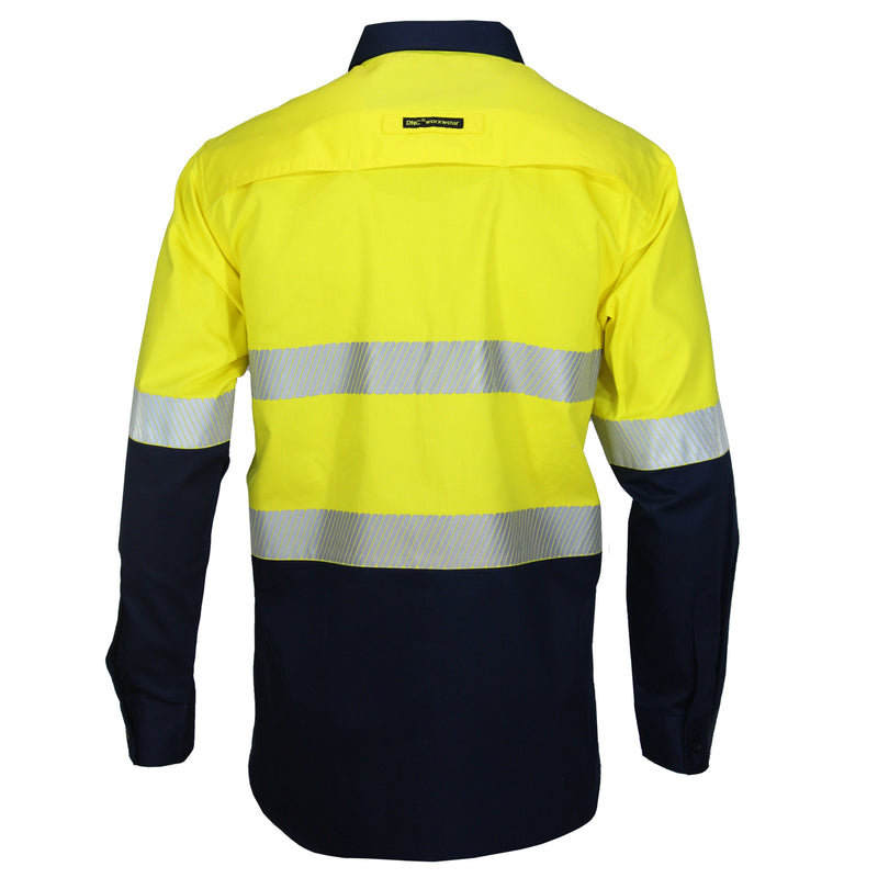 HiVis 2 Tone Segmented Taped Coolight Shirt - 3648