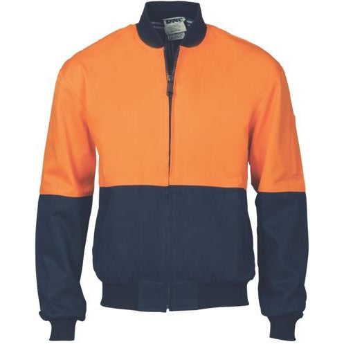 HiVis Two Tone Cotton Bomber Jacket 3757DNCTone Cotton Bomber Jacket 3757