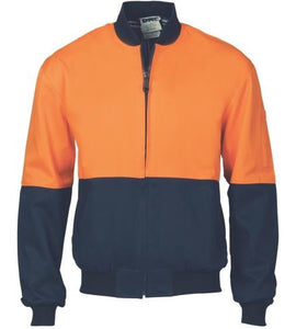 HiVis Two Tone Cotton Bomber Jacket 3757