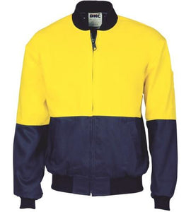 HiVis Two Tone Cotton Bomber Jacket 3757