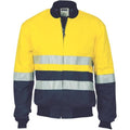HiVis Two Tone D/N Cotton Bomber Jacket with CSR R/tape 3758