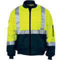 HiVis Two Tone Bomber Jacket with CSR Tape 3762