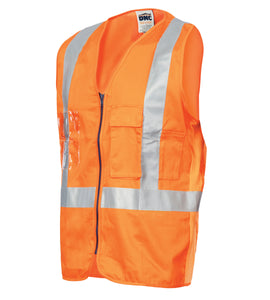 Day/Night Cross Back Cotton Safety Vests 3810