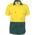 HiVis Two Tone Cotton Drill Shirt - Short Sleeve 3831DNCTone Cotton Drill Shirt - Short Sleeve 3831