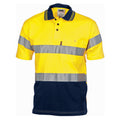 Hivis Cool-Breeze Cotton Jersey Polo With CSR R/Tape - S/S - 3915