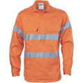 HiVis Cool-Breeze Closed Front Cotton Shirt with Generic R/Tape 3945