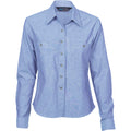 Ladies Cotton Chambray Shirt - Long Sleeve 4106