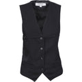 Ladies Black Vest 4302