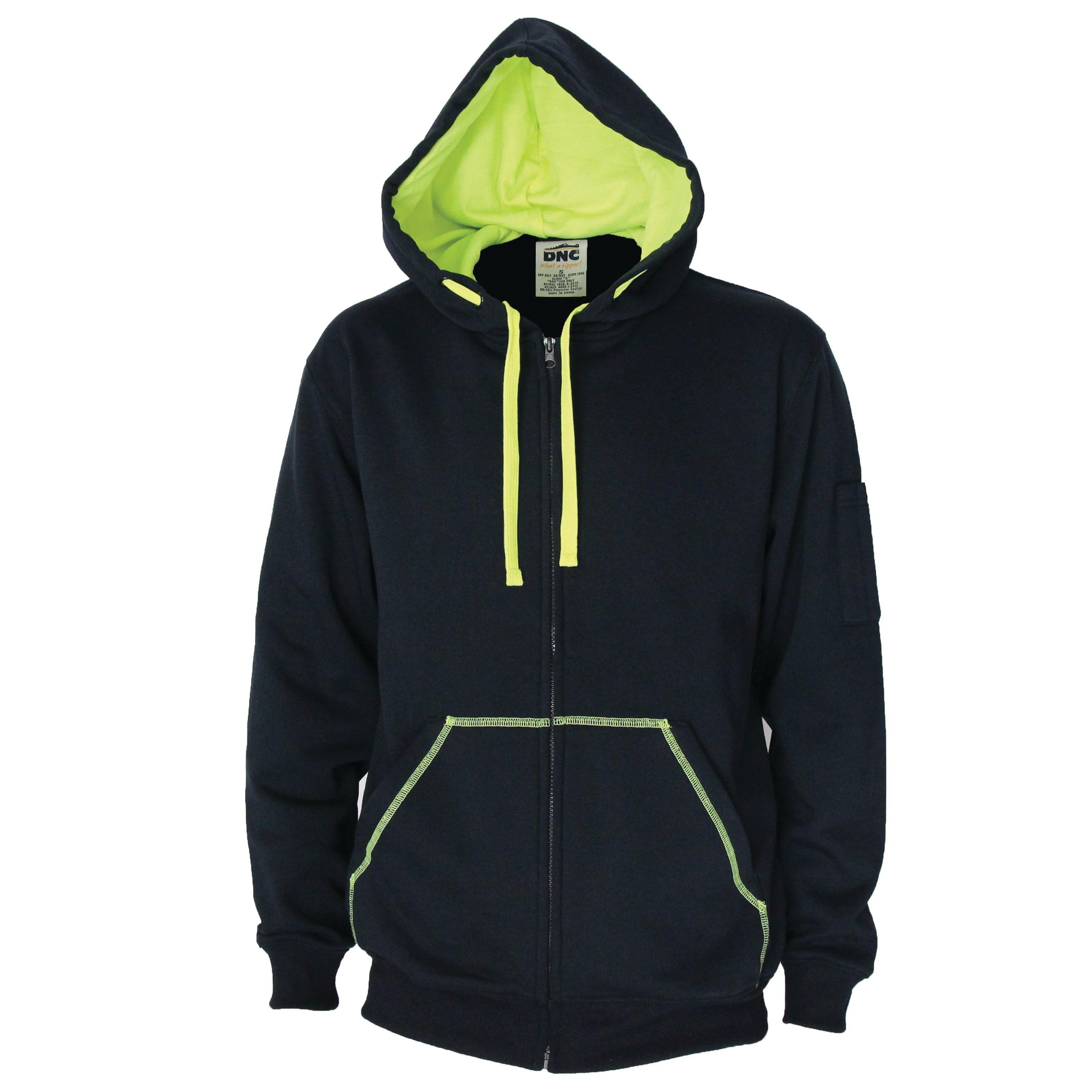 Full zip Super Brushed Fleece Hoodie 5424DNCFull zip Super Brushed Fleece Hoodie 5424
