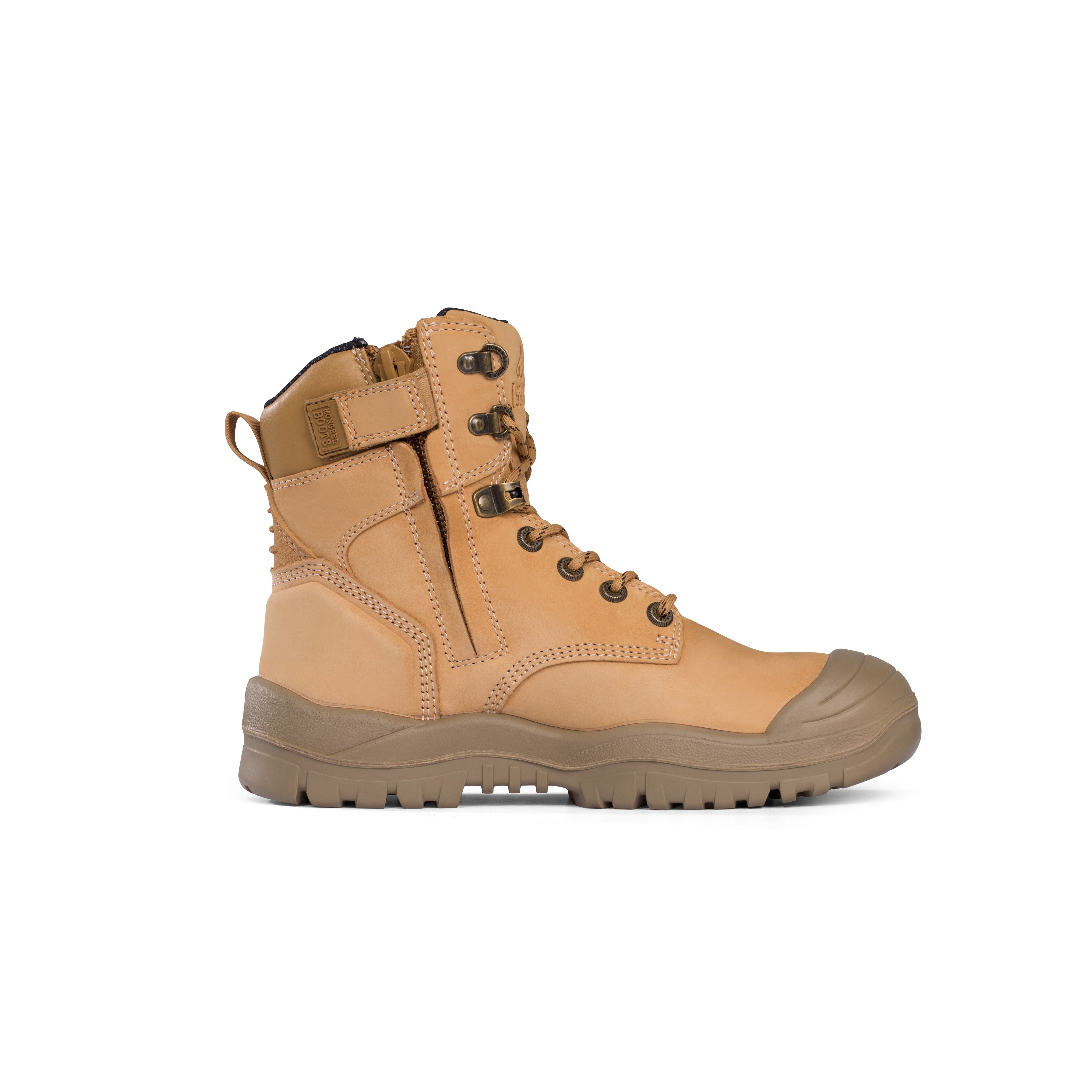 Mongrel 561050 L/U Zip Nitrile Scuff Cap Safety BootMongrel BootsZip Nitrile Scuff Cap Safety Boot