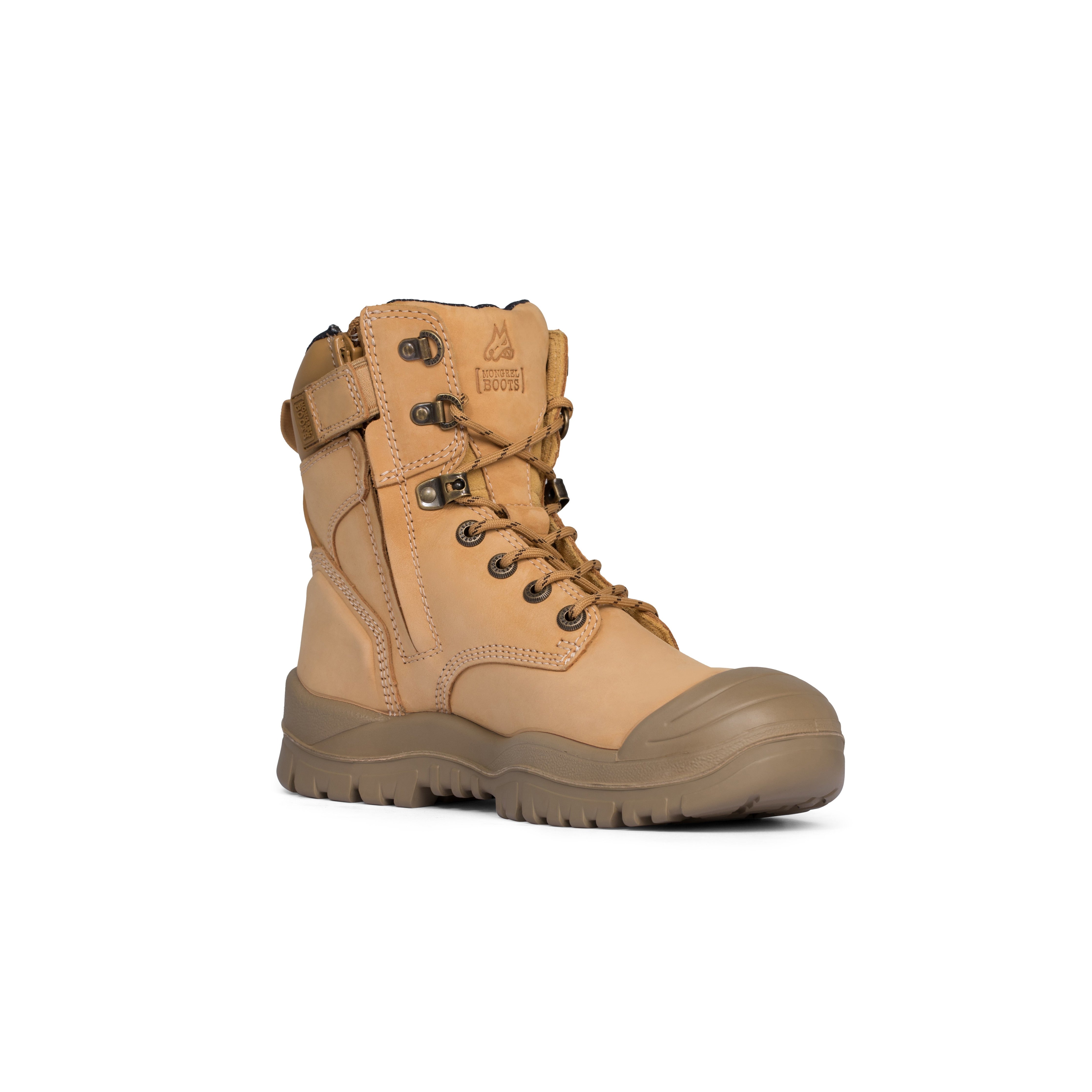 Mongrel 561050 L/U Zip Nitrile Scuff Cap Safety BootMongrel BootsZip Nitrile Scuff Cap Safety Boot