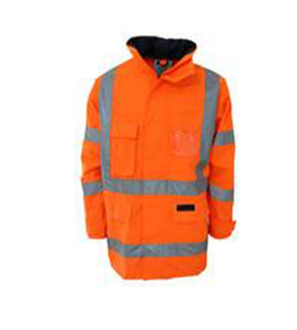 HiVis Breathable Rain Jacket Biomotion tape 3571