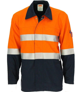 Patron Saint Flame Retardant Two Tone Drill ARC Rated Welder's Jacket with LOXY F/R Tape 3458
