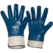 Blue Nitrile Full Dip with Canvas Cuff (12 Pack) GN34DNCCanvas Cuff (12 Pack) GN34